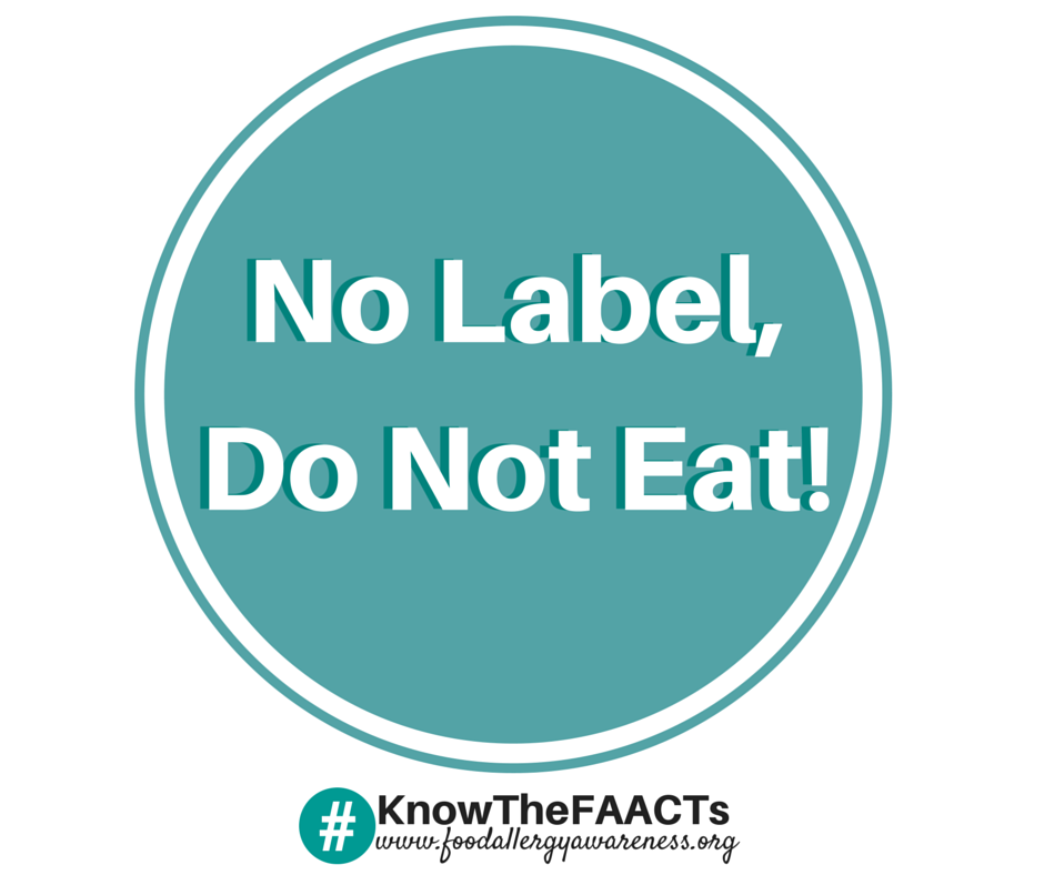 no label no eat